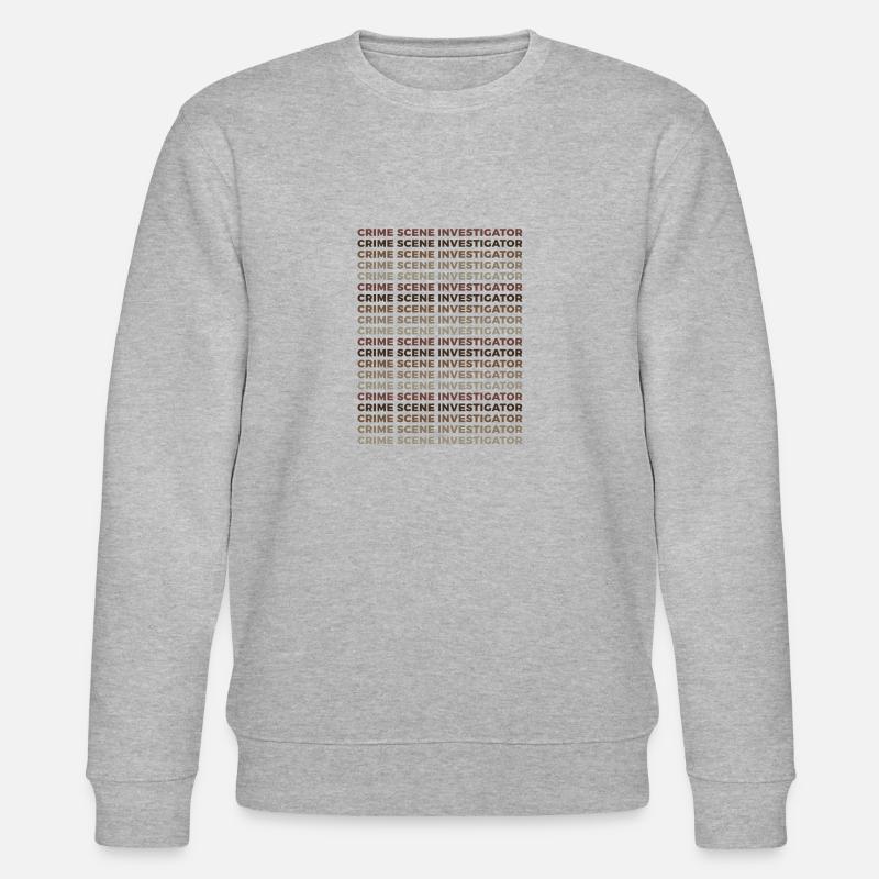Securing traces - Kripo Polizei Kriminaltechnik - Stanley/Stella CHANGER Unisex Organic Sweatshirt - heather grey