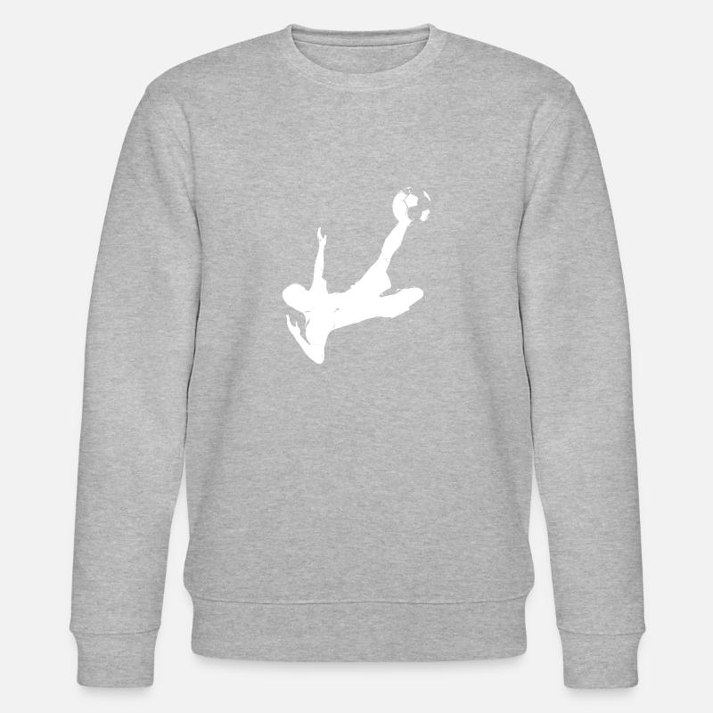 Soccer - White - Stanley/Stella Unisex Bio-Sweatshirt CHANGER  - Grau meliert
