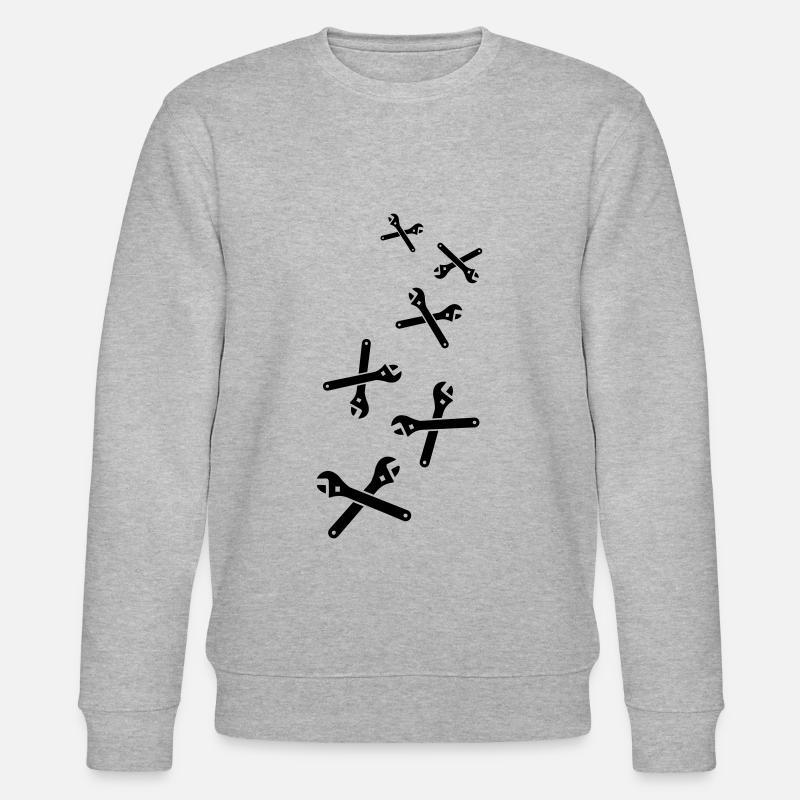 Icône de clé - Sweat bio CHANGER Stanley/Stella Unisexe - gris chiné