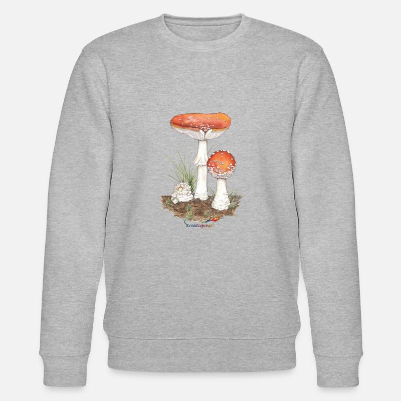 Toadstool - Stanley/Stella CHANGER Unisex Organic Sweatshirt - heather grey