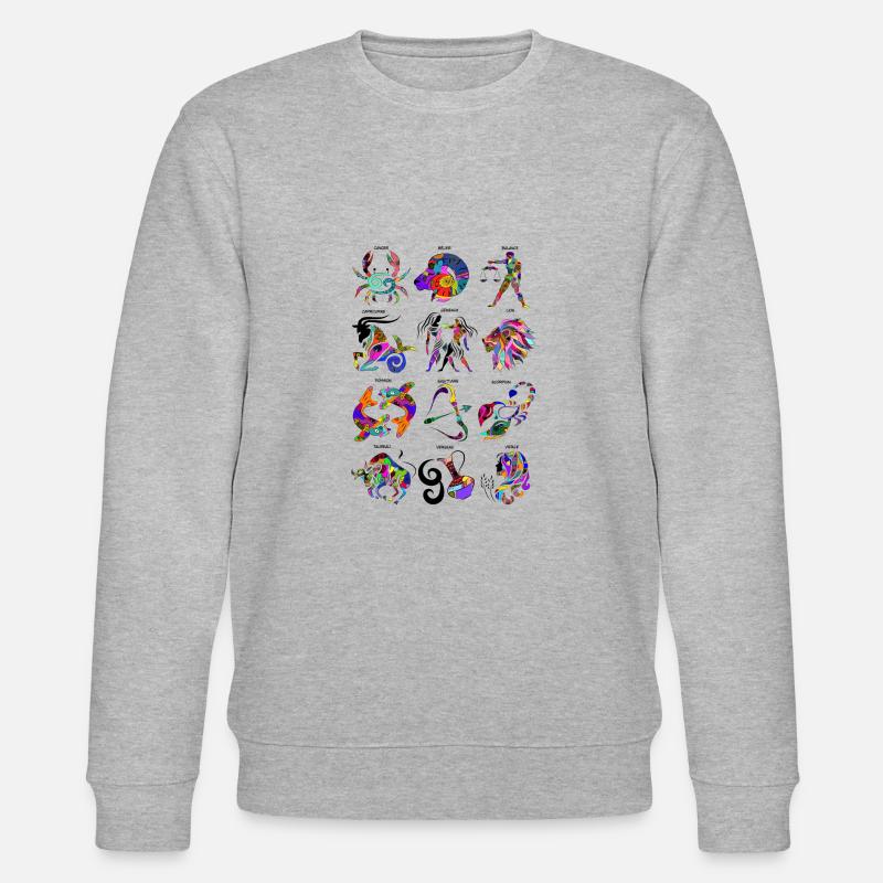 Astrological signs - Stanley/Stella CHANGER Unisex Organic Sweatshirt - heather grey