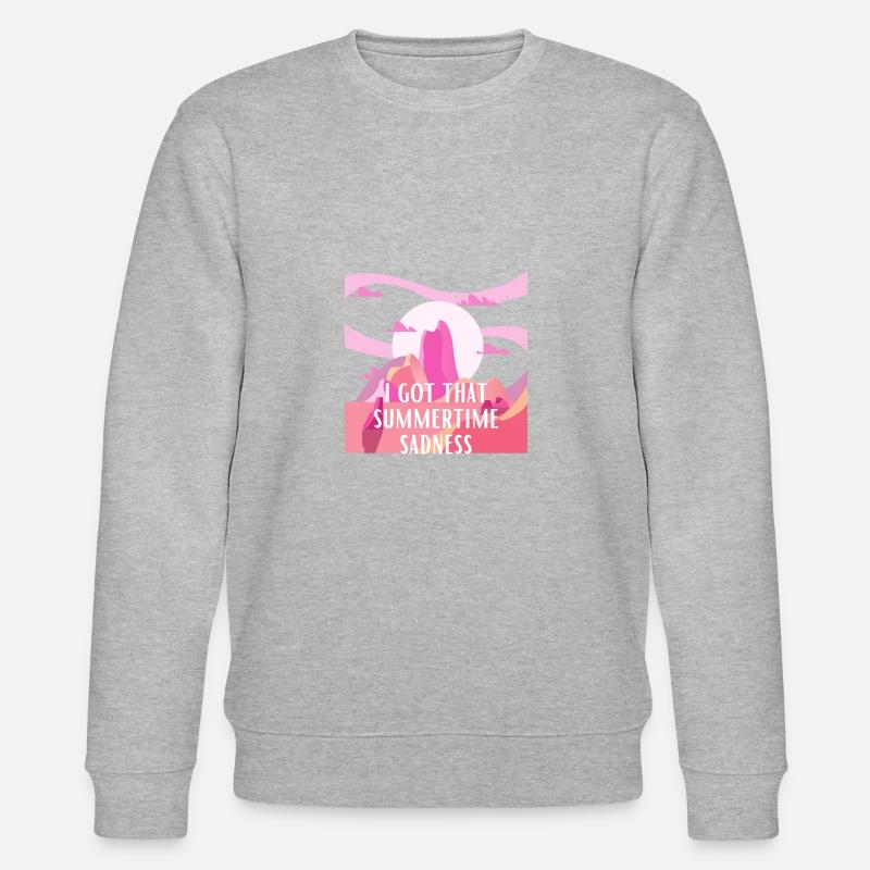 J'ai cette tristesse estivale - Sweat bio CHANGER Stanley/Stella Unisexe - gris chiné