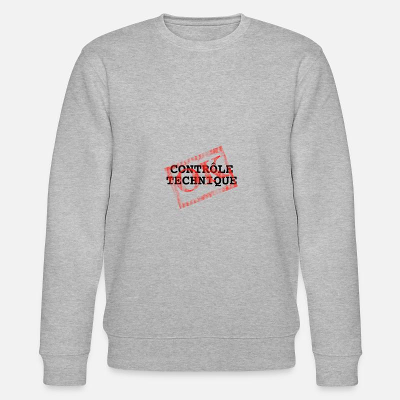 Technische Kontrolle OK - Stanley/Stella Unisex Bio-Sweatshirt CHANGER  - Grau meliert