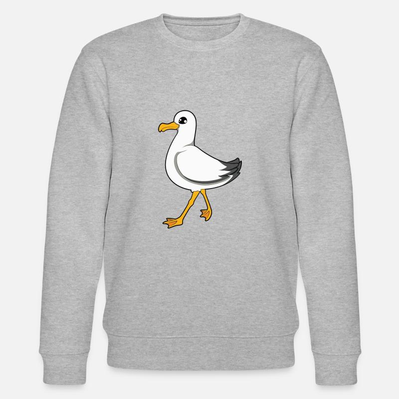 Möwe - Stanley/Stella Unisex Bio-Sweatshirt CHANGER  - Grau meliert
