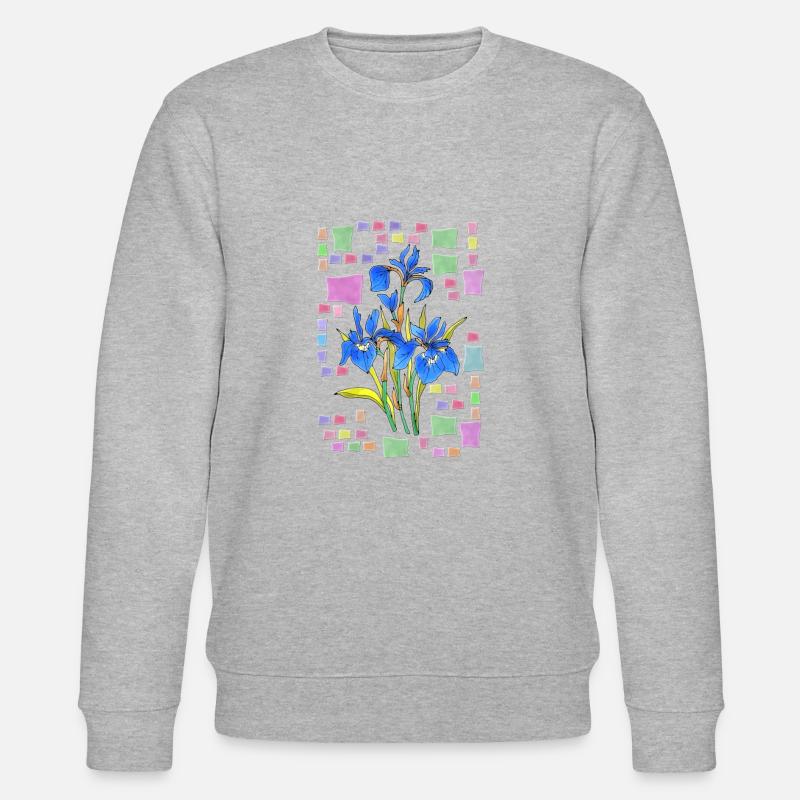 Fleur - Sweat bio CHANGER Stanley/Stella Unisexe - gris chiné