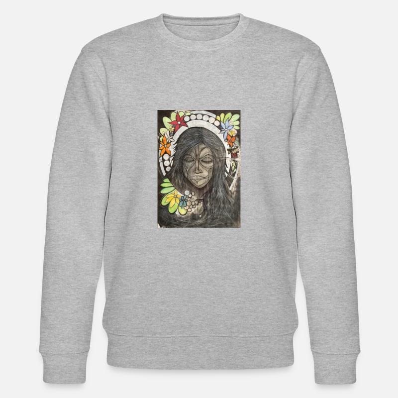 Graffiti Art - Stanley/Stella Unisex Bio-Sweatshirt CHANGER  - Grau meliert