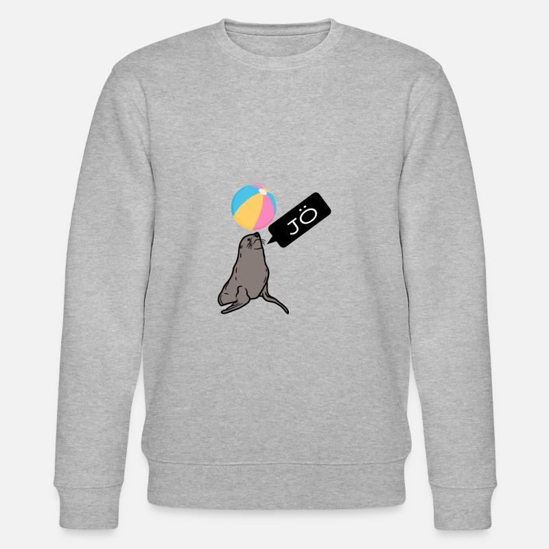 jö - Stanley/Stella Unisex Bio-Sweatshirt CHANGER  - Grau meliert