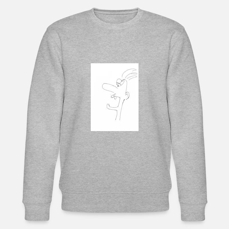 Nibbler - Stanley/Stella Unisex Bio-Sweatshirt CHANGER  - Grau meliert