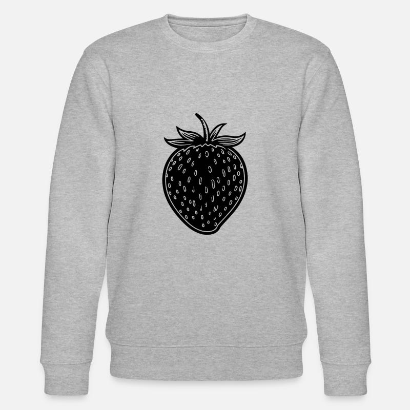 Fraise Fruit Fruit - Sweat bio CHANGER Stanley/Stella Unisexe - gris chiné