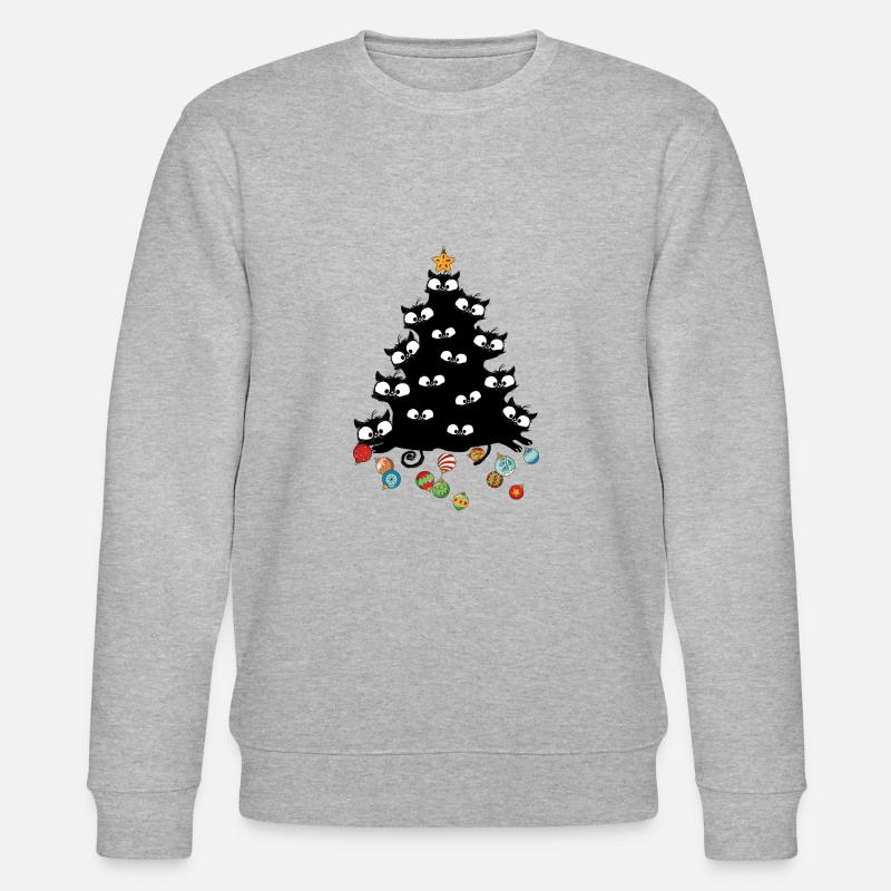 Arbre à chat - Sweat bio CHANGER Stanley/Stella Unisexe - gris chiné
