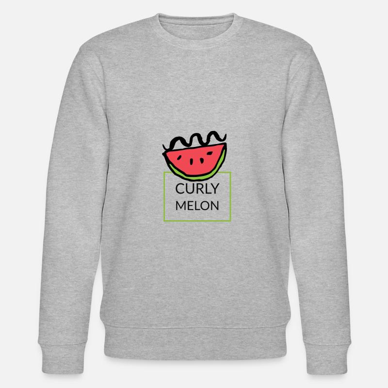 Curly Melon - Stanley/Stella Unisex Bio-Sweatshirt CHANGER  - Grau meliert