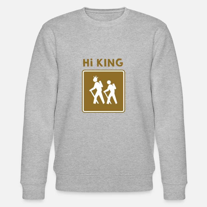 Hiking - Stanley/Stella Unisex Bio-Sweatshirt CHANGER  - Grau meliert