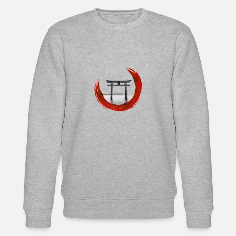 Conception Japon Torii - Sweat bio CHANGER Stanley/Stella Unisexe - gris chiné