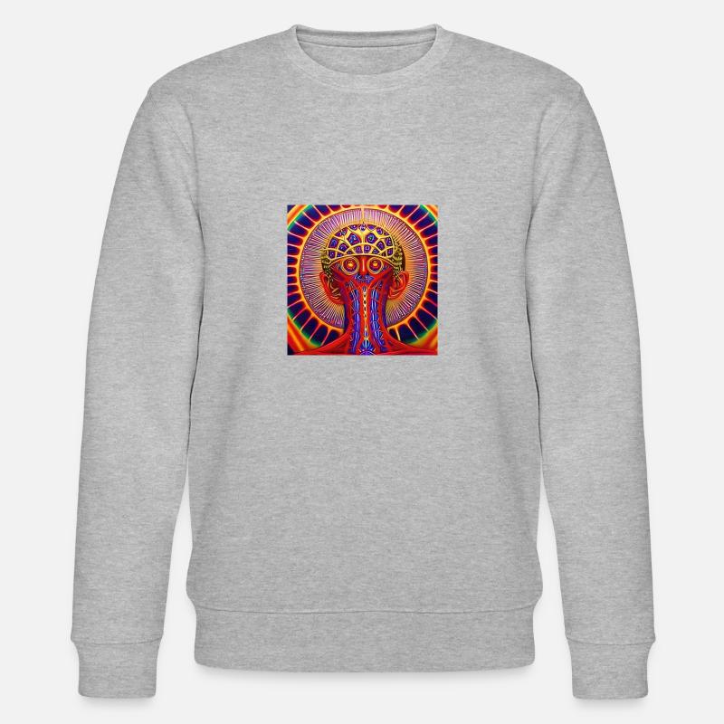 Art abstrait d’une tête 1 - Sweat bio CHANGER Stanley/Stella Unisexe - gris chiné