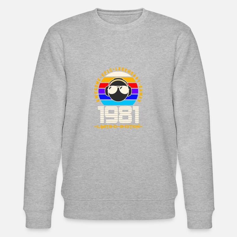 1981 - Stanley/Stella Unisex Bio-Sweatshirt CHANGER  - Grau meliert