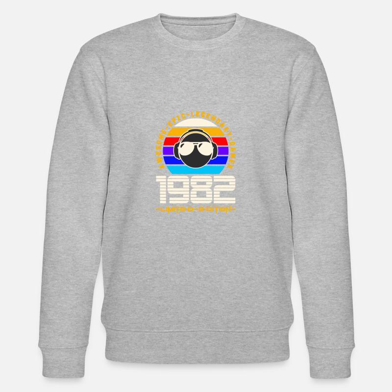 1982 - Stanley/Stella CHANGER Unisex Organic Sweatshirt - heather grey
