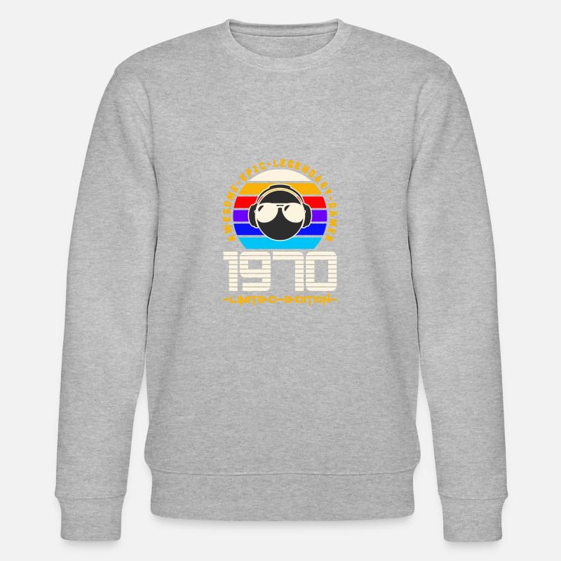1970 - Stanley/Stella Unisex Bio-Sweatshirt CHANGER  - Grau meliert