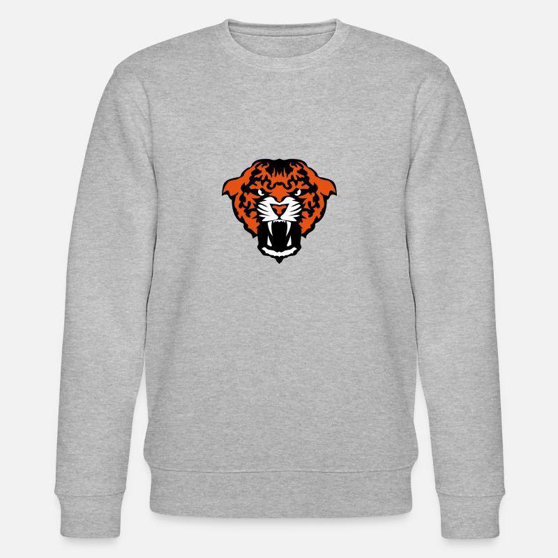 leopards animal sauvage 28012 - Sweat bio CHANGER Stanley/Stella Unisexe - gris chiné