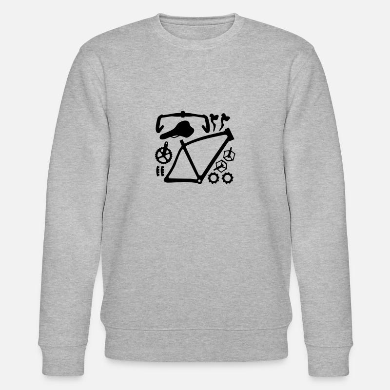 vélo de route - Sweat bio CHANGER Stanley/Stella Unisexe - gris chiné