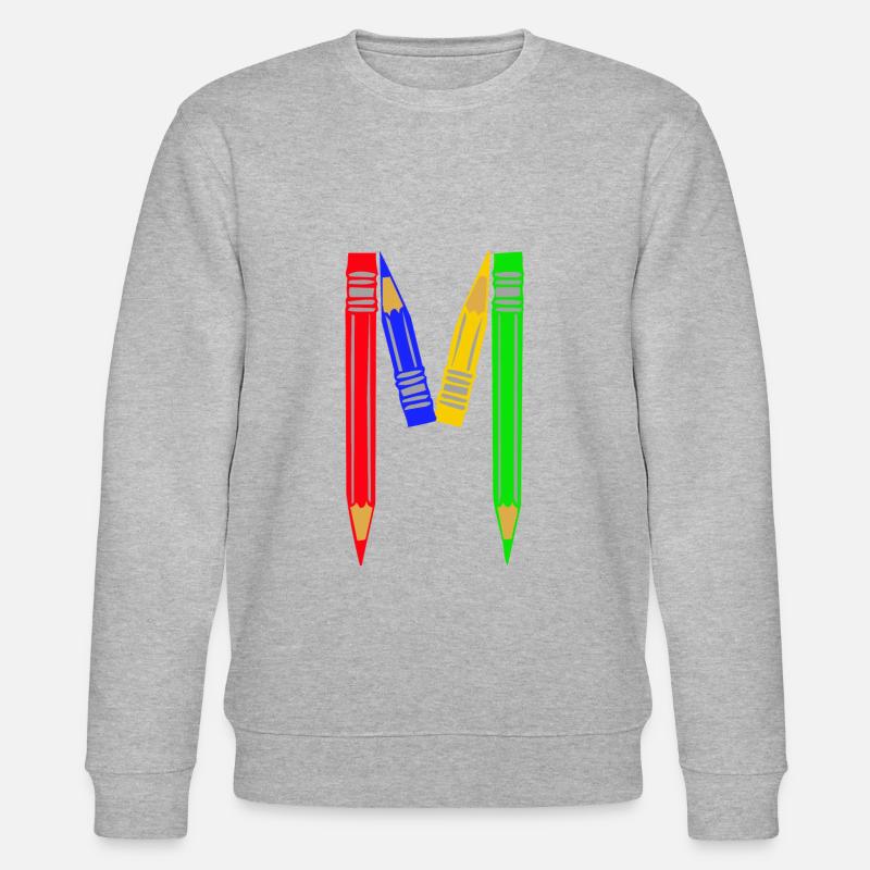 buntstifte m - Stanley/Stella Unisex Bio-Sweatshirt CHANGER  - Grau meliert
