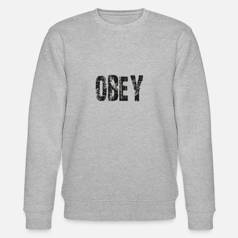 Obey - Stanley/Stella Unisex Bio-Sweatshirt CHANGER  - Grau meliert