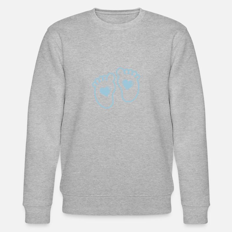 pieds de bébé - Sweat bio CHANGER Stanley/Stella Unisexe - gris chiné