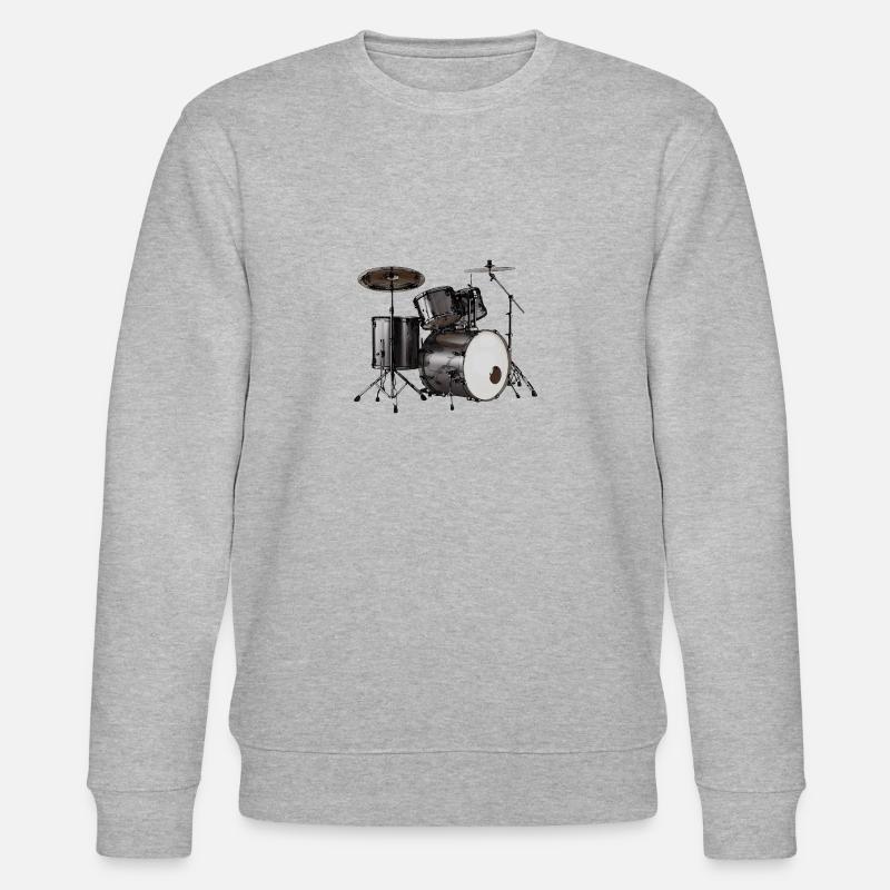 Drums - Stanley/Stella Unisex Bio-Sweatshirt CHANGER  - Grau meliert
