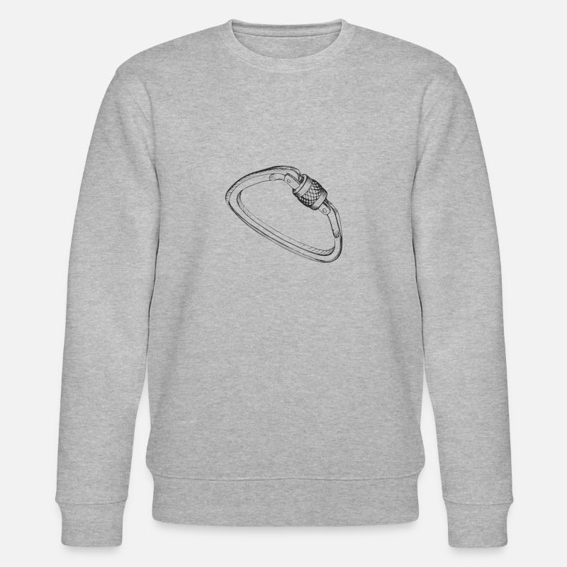 karabiner - Stanley/Stella Unisex Bio-Sweatshirt CHANGER  - Grau meliert