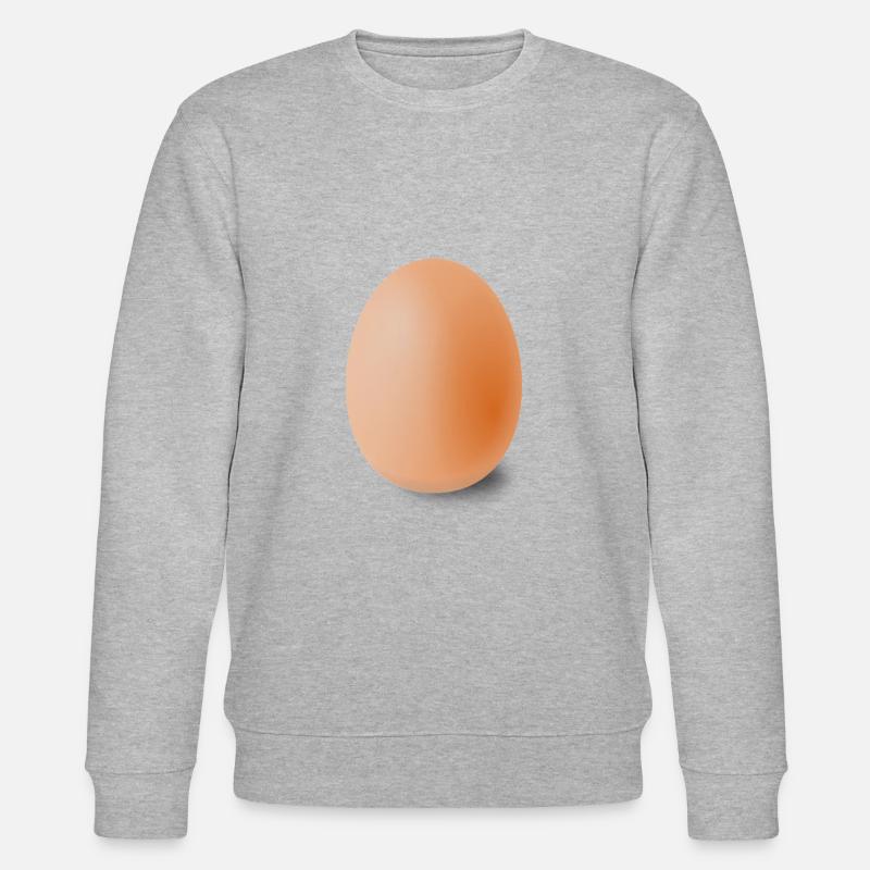 Beautiful Egg - Stanley/Stella Unisex Bio-Sweatshirt CHANGER  - Grau meliert