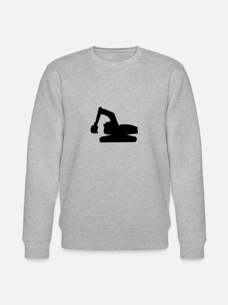 excavator - Stanley/Stella CHANGER Unisex Organic Sweatshirt - heather grey