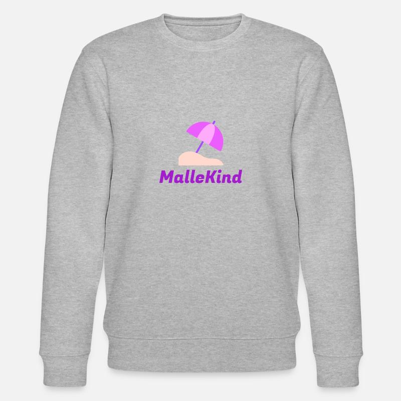 MalleKind Sommer - Stanley/Stella Unisex Bio-Sweatshirt CHANGER  - Grau meliert