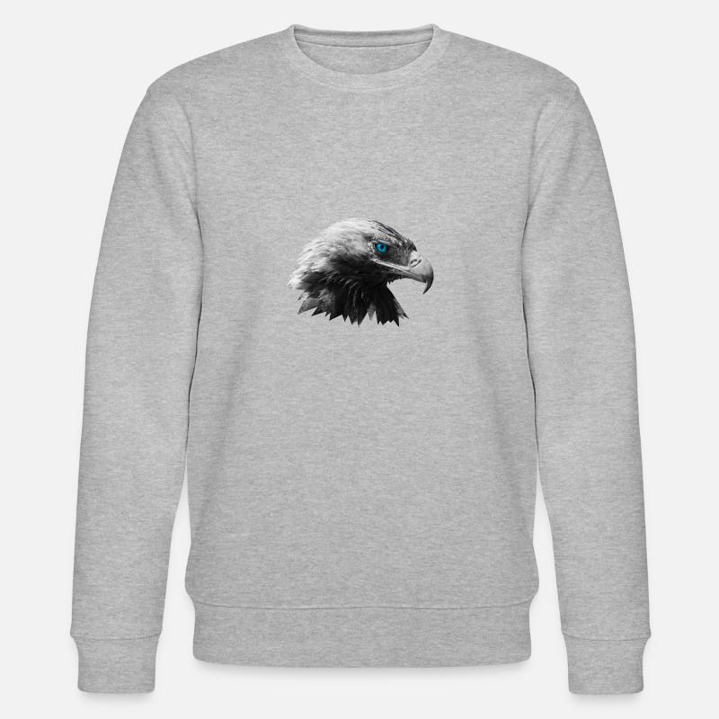 Adler - Stanley/Stella Unisex Bio-Sweatshirt CHANGER - Grau meliert