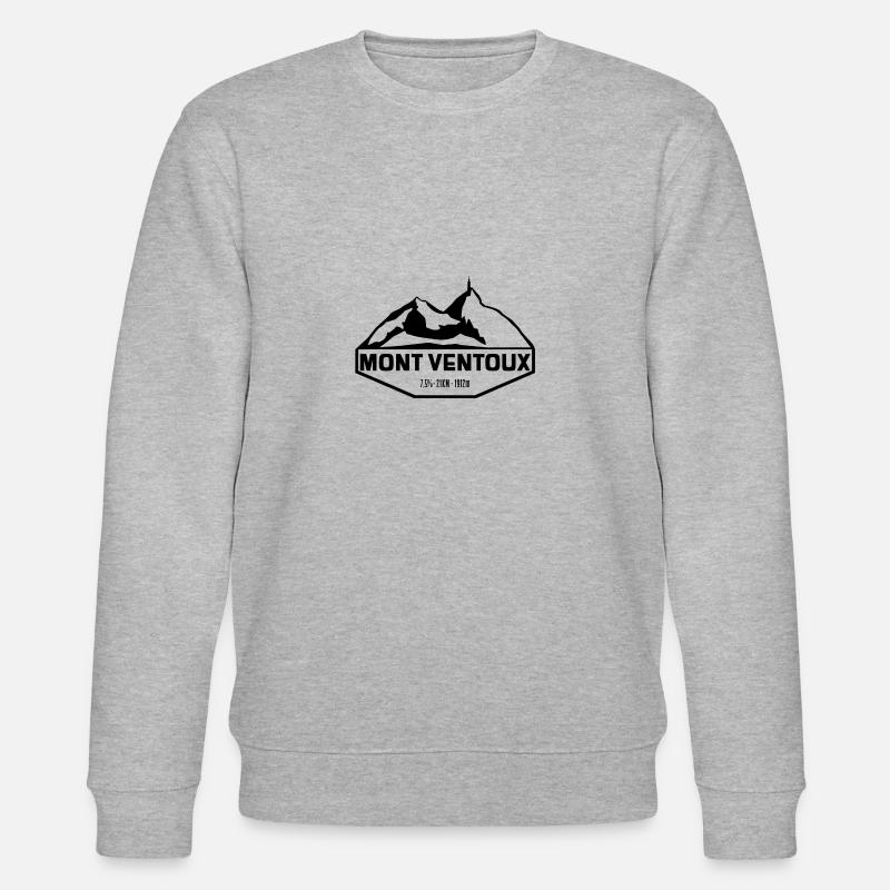 Mont Ventoux Slim Black Edition - Stanley/Stella Unisex Bio-Sweatshirt CHANGER  - Grau meliert