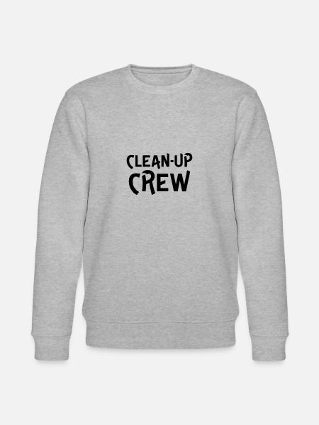Clean up crew - Stanley/Stella CHANGER Unisex Organic Sweatshirt - heather grey