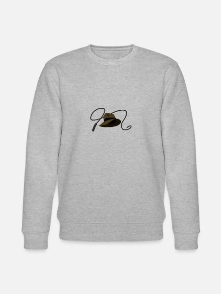 Hat and whip - Stanley/Stella CHANGER Unisex Organic Sweatshirt - heather grey