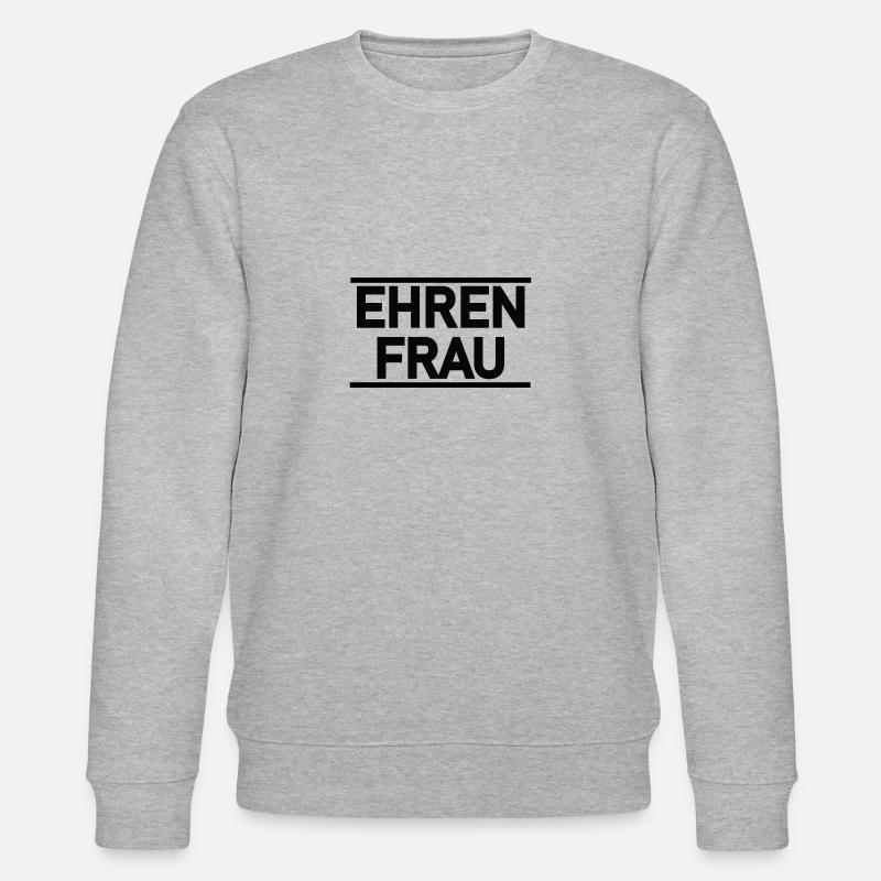 Ehrenfrau - Stanley/Stella Unisex Bio-Sweatshirt CHANGER  - Grau meliert