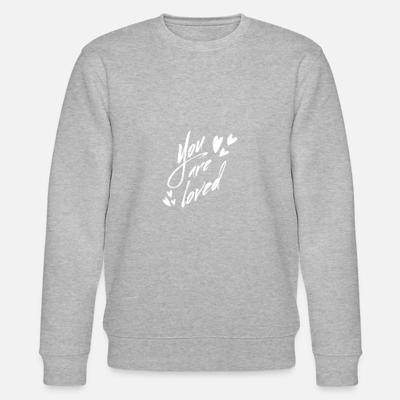 Tu es aimé - Sweat bio CHANGER Stanley/Stella Unisexe - gris chiné