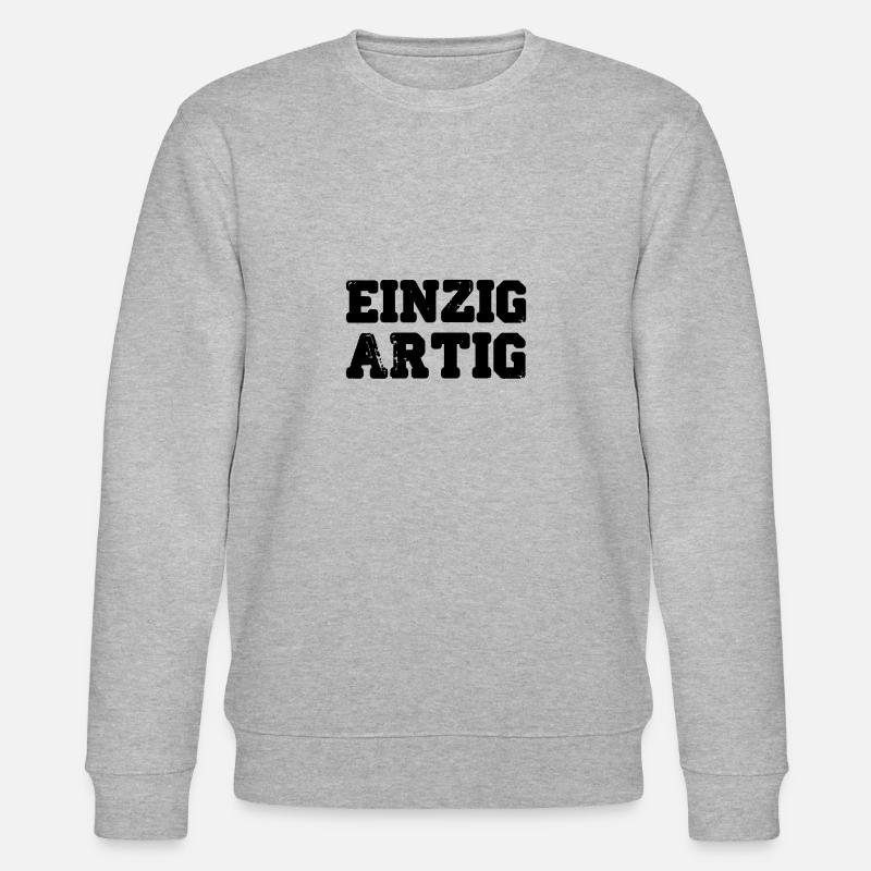einzigartig - Stanley/Stella Unisex Bio-Sweatshirt CHANGER  - Grau meliert
