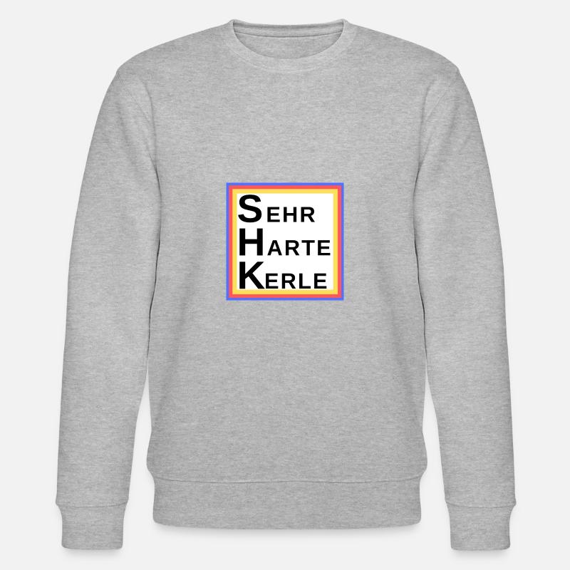 SHK - Sehr Harte Kerle - Stanley/Stella Unisex Bio-Sweatshirt CHANGER - Grau meliert