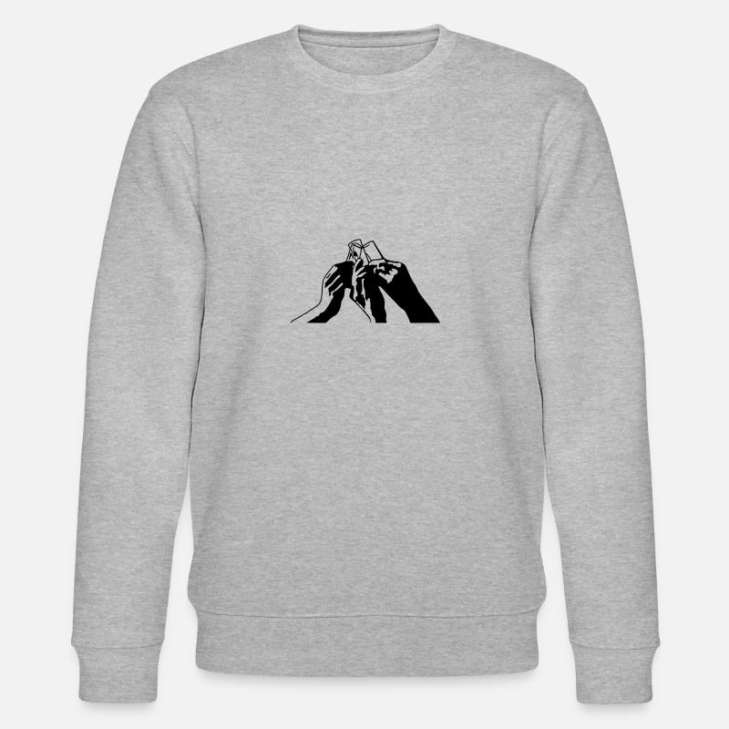 Pinnekes - Prost - Stanley/Stella Unisex Bio-Sweatshirt CHANGER  - Grau meliert