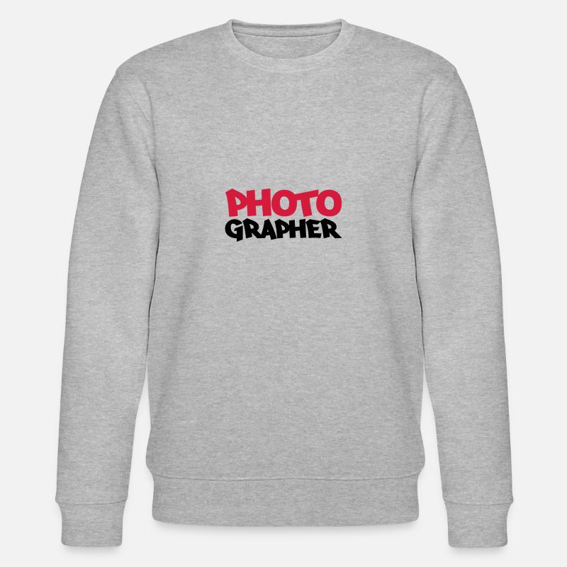 Photographer - Stanley/Stella Unisex Bio-Sweatshirt CHANGER  - Grau meliert