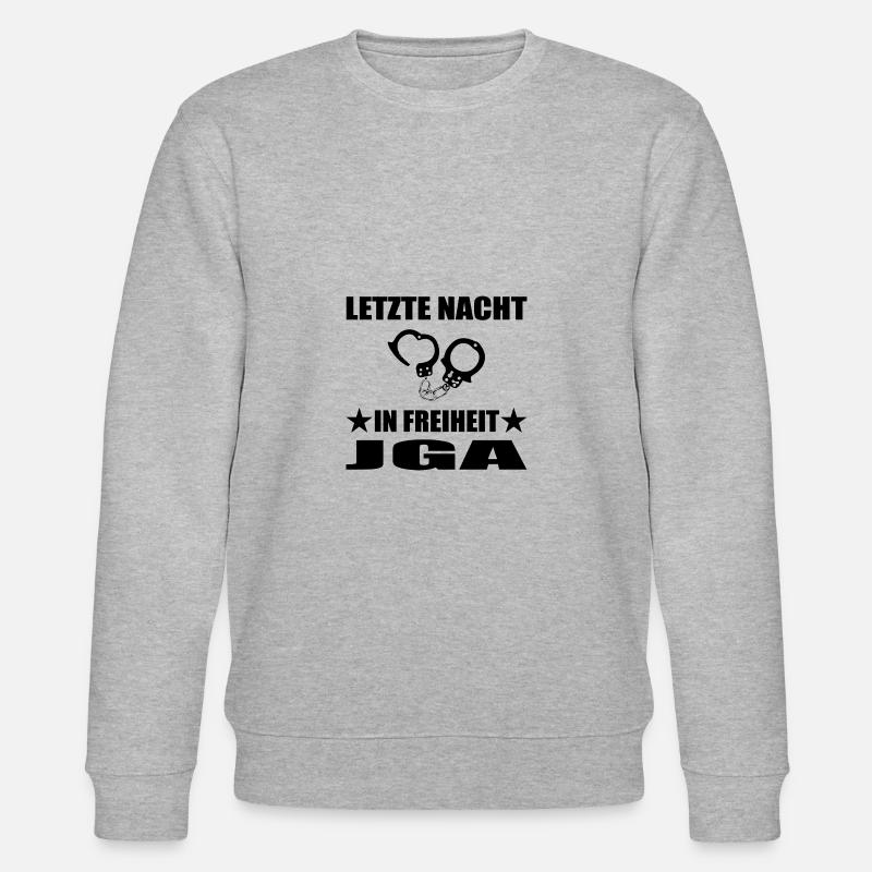 Junggesellenabschied - Stanley/Stella Unisex Bio-Sweatshirt CHANGER  - Grau meliert