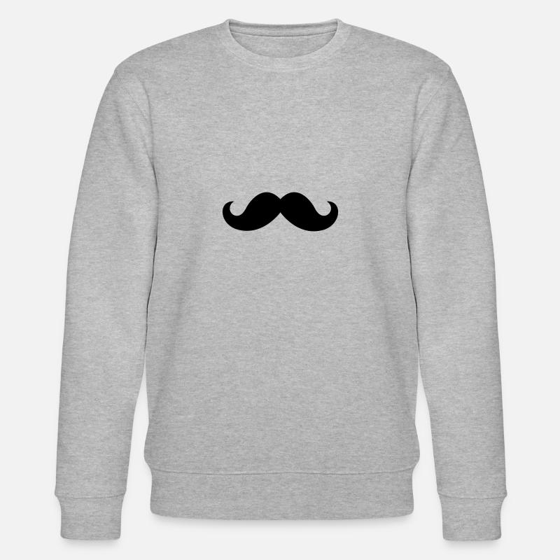 Moustache - Sweat bio CHANGER Stanley/Stella Unisexe - gris chiné
