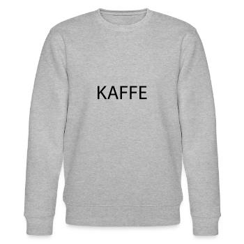 Coffee - Stanley/Stella CHANGER Unisex Organic Sweatshirt - heather grey - Front - Nik (191cm) & Marisol (170cm)