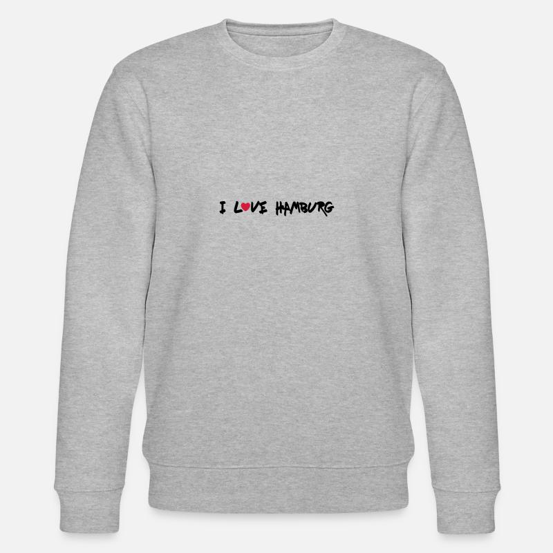 J'adore Hambourg - Sweat bio CHANGER Stanley/Stella Unisexe - gris chiné