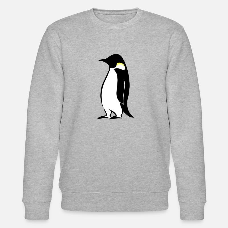 PINGUIN - Stanley/Stella Unisex Bio-Sweatshirt CHANGER  - Grau meliert