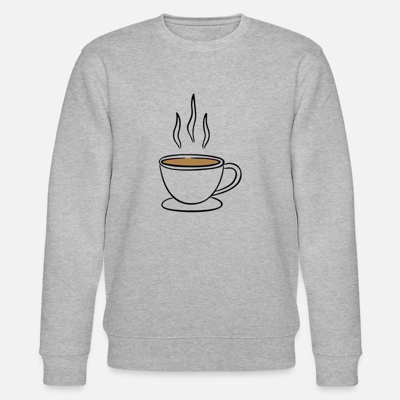 Kaffee - Stanley/Stella Unisex Bio-Sweatshirt CHANGER  - Grau meliert