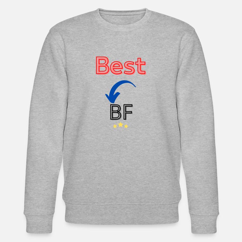 Bester Freund / Bester Freund - Stanley/Stella Unisex Bio-Sweatshirt CHANGER  - Grau meliert