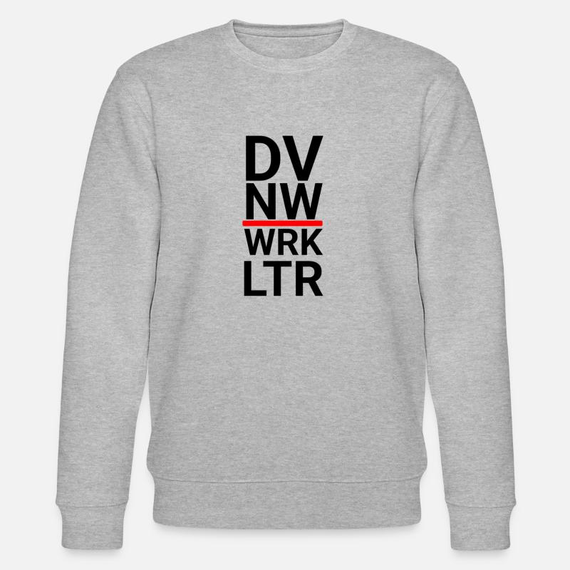 dive now - work later - Stanley/Stella CHANGER Unisex Organic Sweatshirt - heather grey