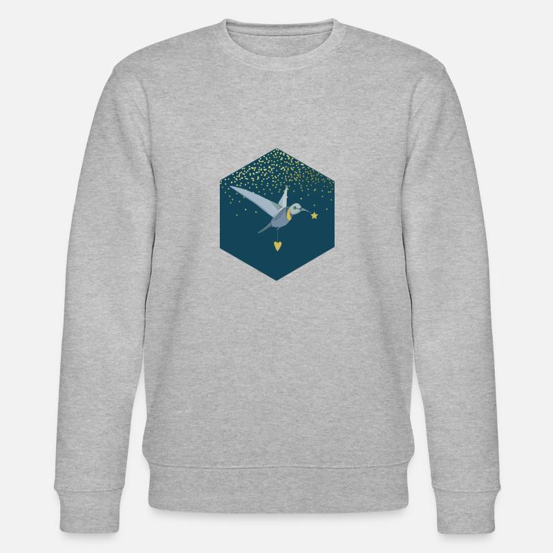 Sternenvogel - Stanley/Stella Unisex Bio-Sweatshirt CHANGER  - Grau meliert